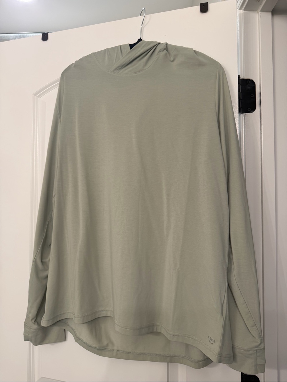 Men's Lightweight Hooded Long-Sleeve Top - Sage Green